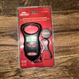 Berkley portable fishing digital scale w/ tape measure